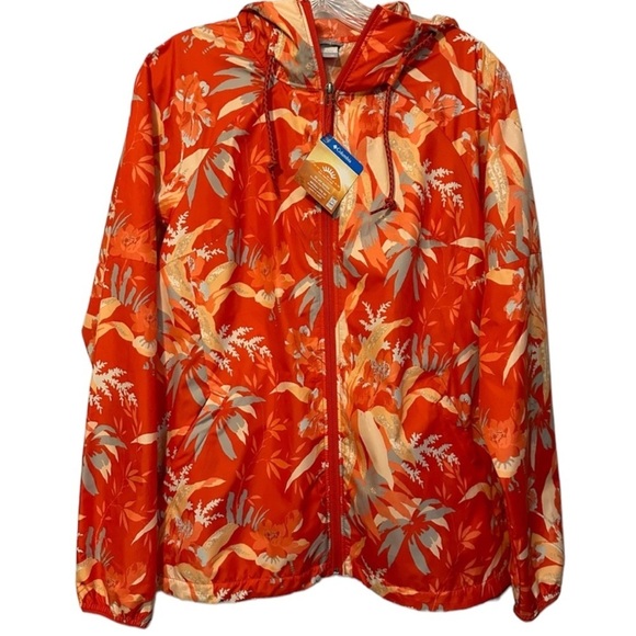 Columbia Side Hill Printed Windbreaker Medium NWT‎ WL0265-844 - Picture 1 of 9